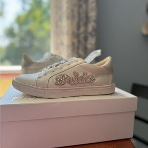 Betsey Johnson White Bride Sneakers